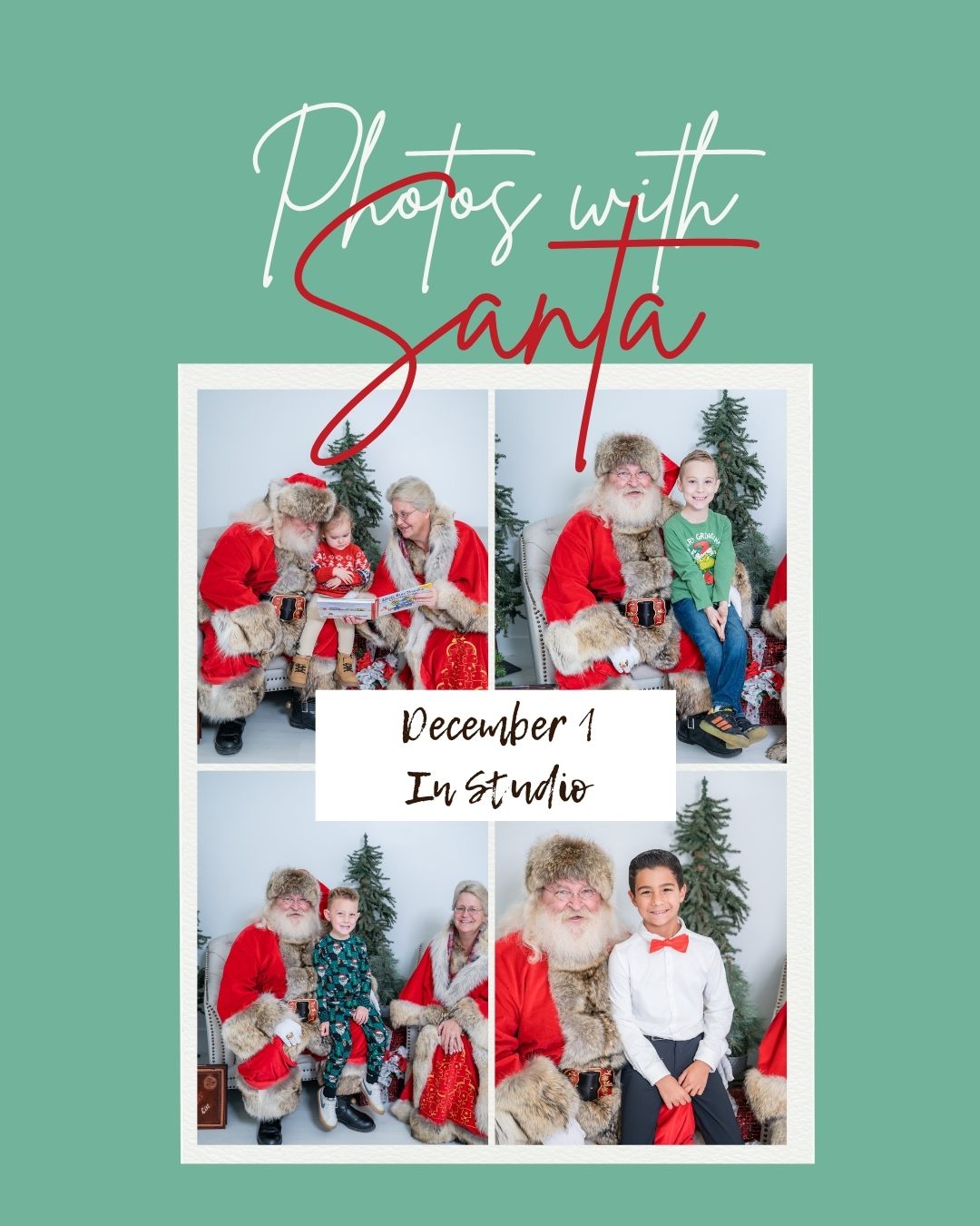 The countdown to Santa photos is officially on! 🎅✨
Our cozy Photos with Santa night is happening December 1, and it is going to be full of Christmas magic, sweet smiles, giggles, stories, and the kind of photos you will pull out every holiday season.
Whether your little ones are ready to run straight to Santa or need a minute to warm up, we will make it fun and relaxed.
Photos with Santa
1–3 kids: $45
4–5 kids: $55
6+ kids or families: $65
#PhotosWithSanta #CacheValleySanta #CacheValleyPhotographer #UtahChristmasPhotos #StaceyHansenPhotography